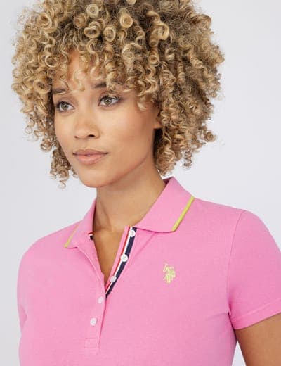 TIPPED POLO DRESS 12