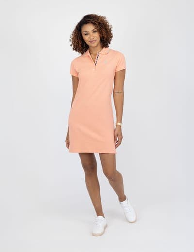 TIPPED POLO DRESS 16