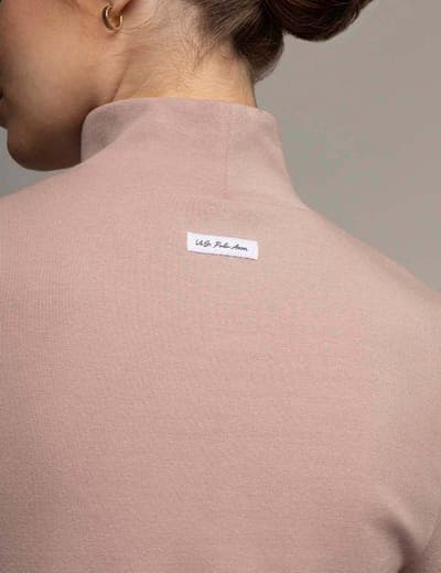 WHITE LABEL ESSENTIAL MOCK NECK RIB TOP 3