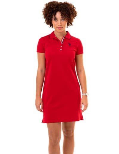 TIPPED POLO DRESS 1