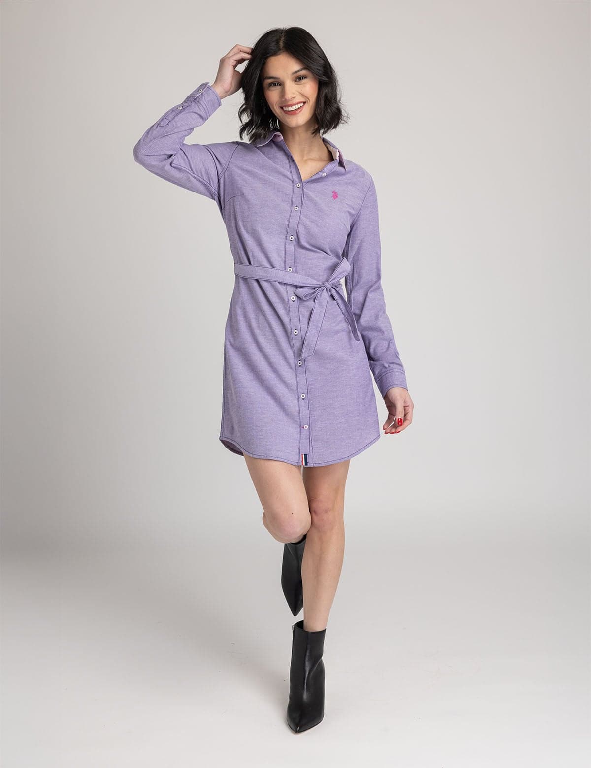SOLID OXFORD DRESS