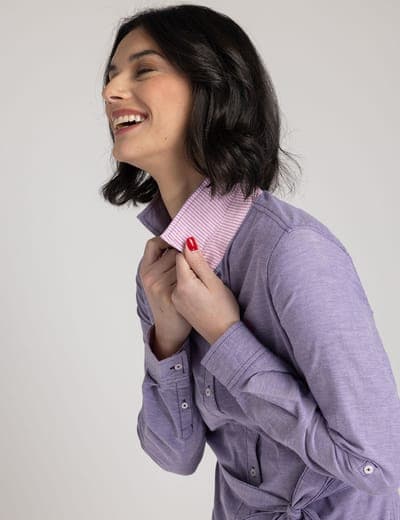 SOLID OXFORD DRESS 2