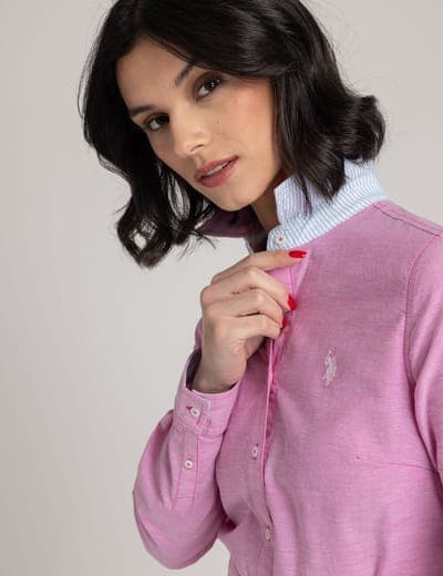 SOLID OXFORD DRESS 8