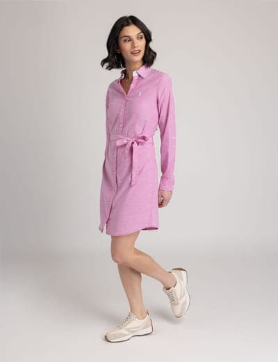 SOLID OXFORD DRESS 9