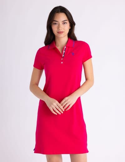 TIPPED POLO DRESS 1