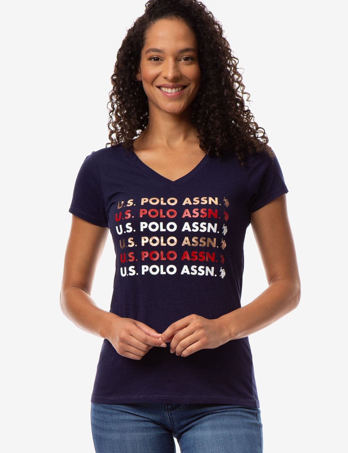 U.S. POLO ASSN. REPEAT LOGO T-SHIRT