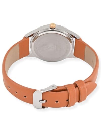 LADIES BROWN STRAP WATCH 3