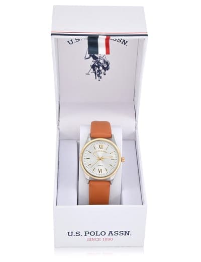 LADIES BROWN STRAP WATCH 2