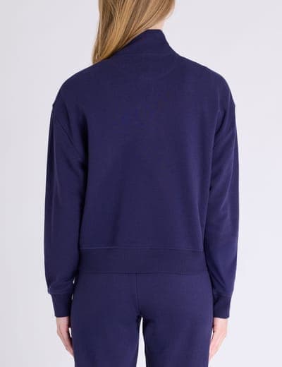 SNAP PLACKET PIPED FRENCH TERRY POPOVER 4