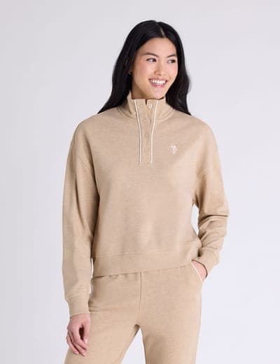 SNAP PLACKET PIPED FRENCH TERRY POPOVER 5