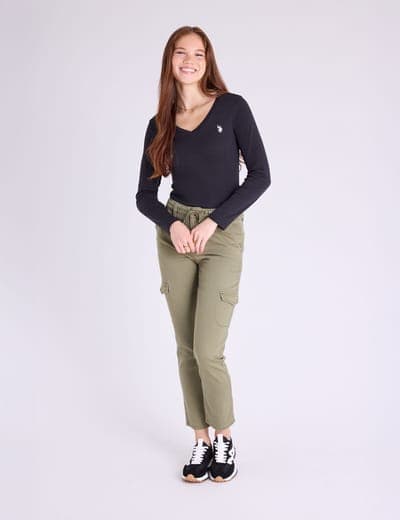 LONG SLEEVE V-NECK T-SHIRT 6