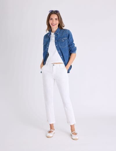 LONG SLEEVE DENIM WESTERN SHIRT 4