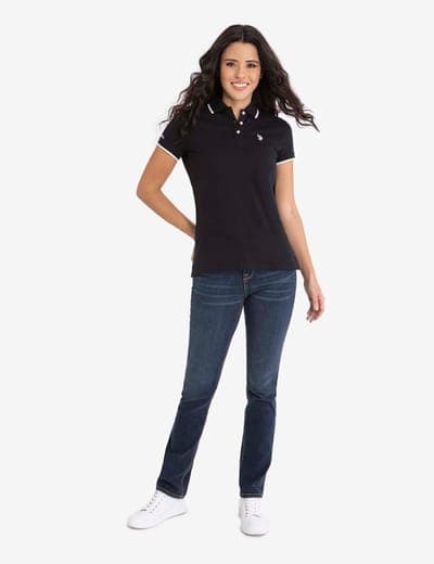 TIPPED SOLID POLO SHIRT 9