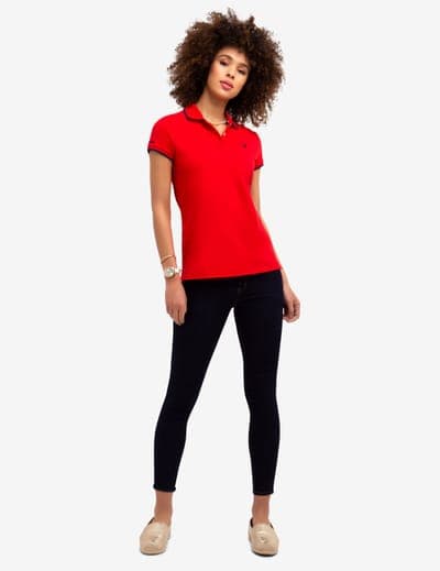 TIPPED SOLID POLO SHIRT 19