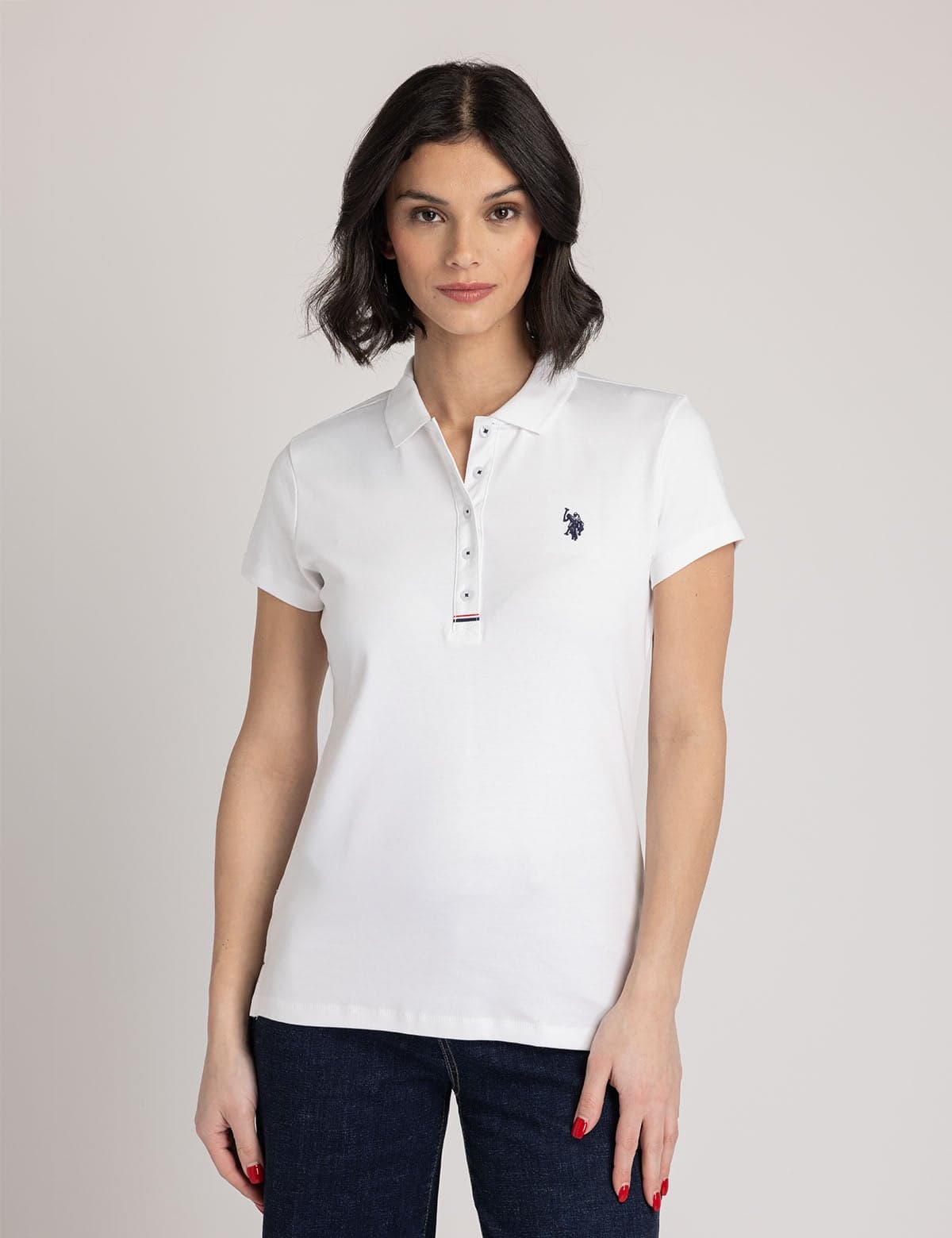 SLIM FIT INTERLOCK POLO SHIRT