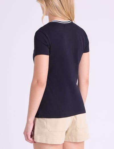 RINGER NECK TRIM T-SHIRT 3