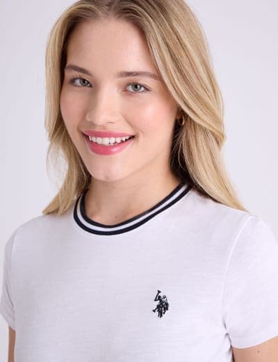 RINGER NECK TRIM T-SHIRT 6