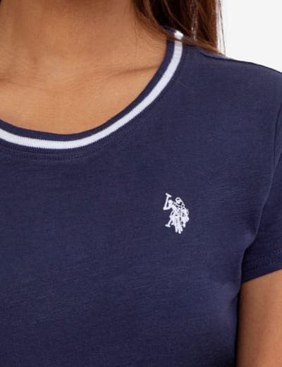 RINGER NECK TRIM T-SHIRT 9