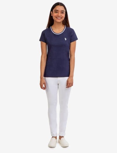 RINGER NECK TRIM T-SHIRT 10