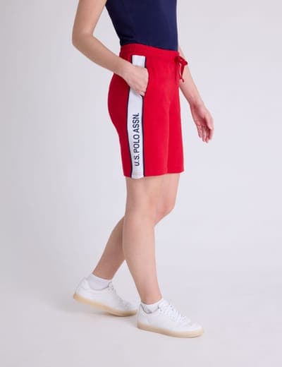 DRAWSTRING SIDE STRIPE BERMUDA SHORTS 6