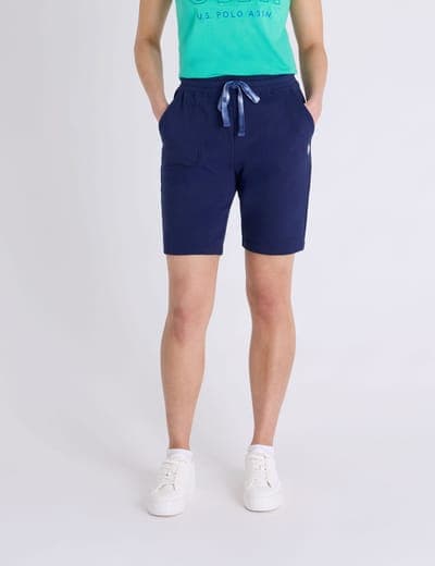 DRAWSTRING LOGO BERMUDA SHORTS 11
