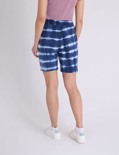 DRAWSTRING TIE DYE BERMUDA SHORTS 4