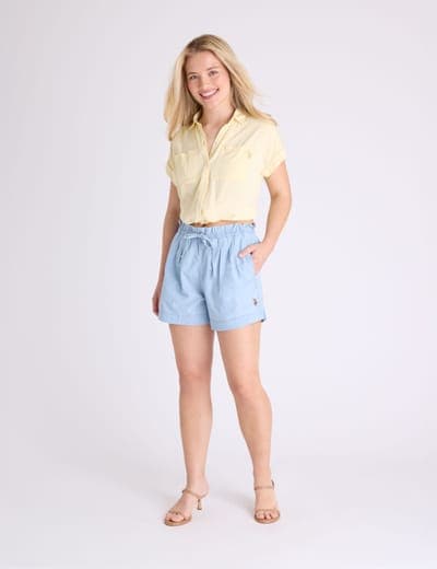 PLEATED LINEN SOFT SHORT 2