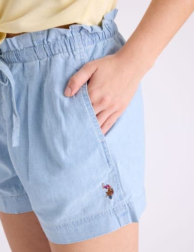 PLEATED LINEN SOFT SHORT 4