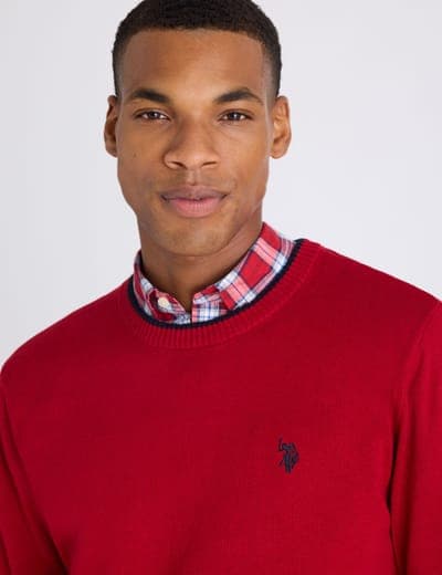 SOFT COTTON JERSEY CREW NECK SWEATER 20