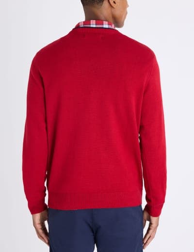 SOFT COTTON JERSEY CREW NECK SWEATER 21