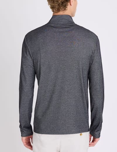 1/4 ZIP INTERLOCK PIQUE PULLOVER 12