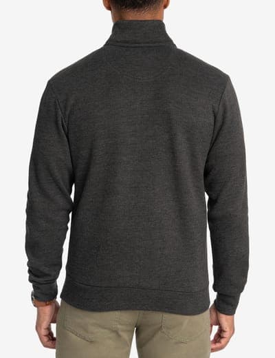 1/4 ZIP MOCK NECK FLATBACK PULLOVER 19
