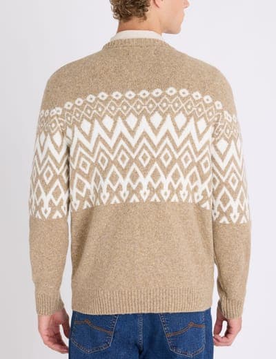 FAIRISLE CREW NECK SWEATER 4