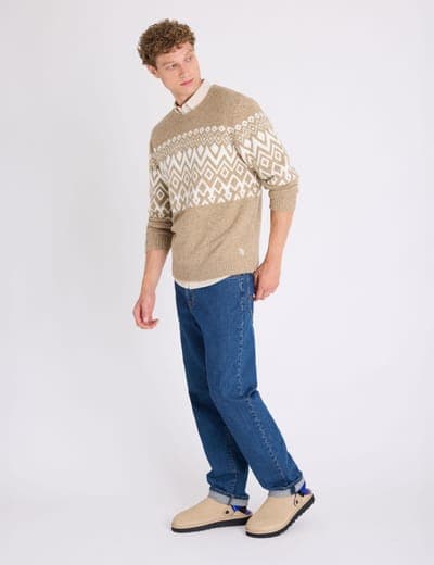 FAIRISLE CREW NECK SWEATER 6