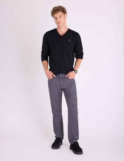 SOFT V-NECK SWEATER 4