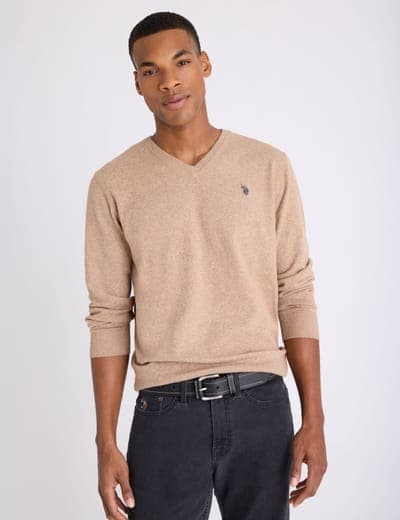 SOFT V-NECK SWEATER 5