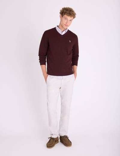 SOFT V-NECK SWEATER 17