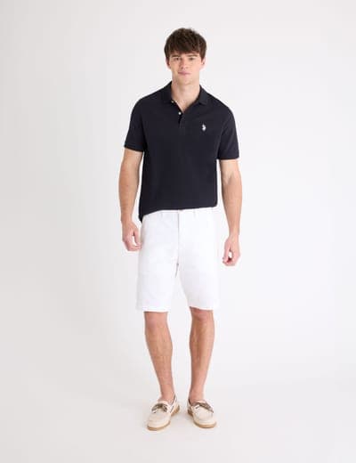 SOLID PIQUE SMALL LOGO POLO SHIRT 2