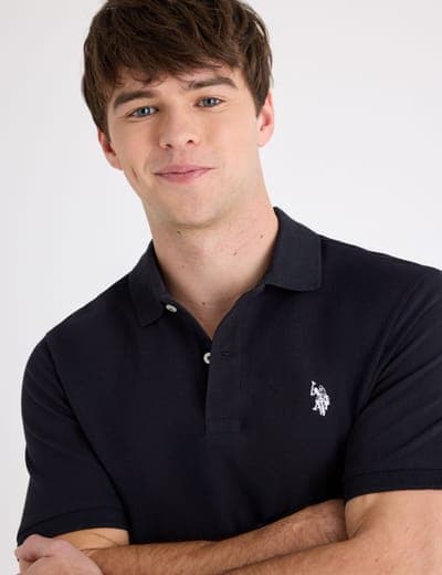 SOLID PIQUE SMALL LOGO POLO SHIRT 3