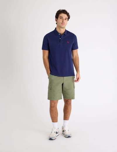 SOLID PIQUE SMALL LOGO POLO SHIRT 7