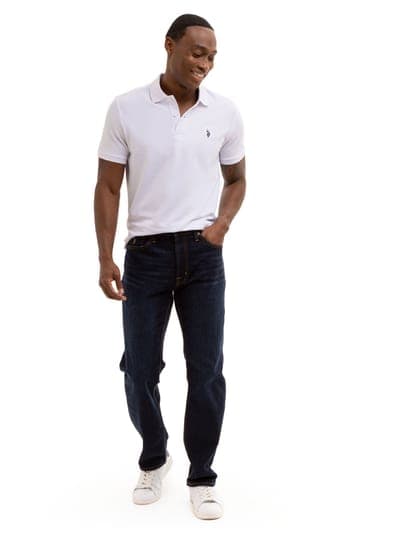 SOLID PIQUE SMALL LOGO POLO SHIRT 11