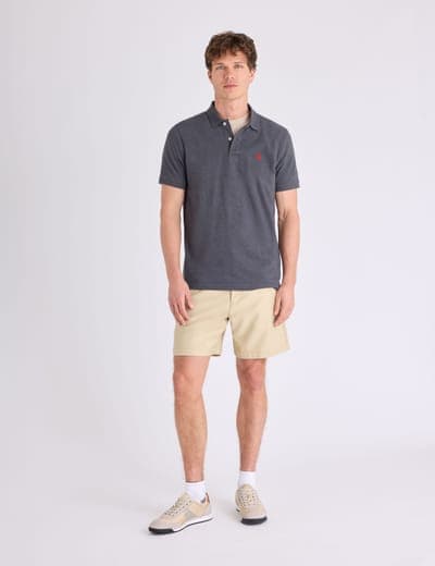 SOLID PIQUE SMALL LOGO POLO SHIRT 15