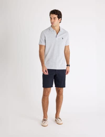 SOLID PIQUE SMALL LOGO POLO SHIRT 23
