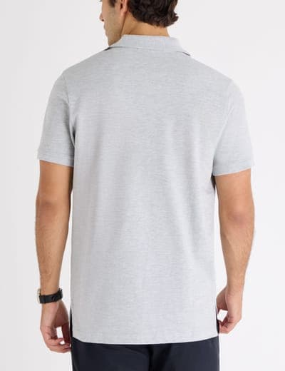SOLID PIQUE SMALL LOGO POLO SHIRT 26