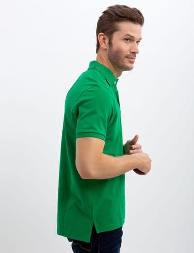 SOLID PIQUE SMALL LOGO POLO SHIRT 29