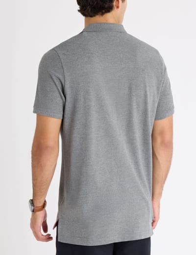 MULTI COLOR BIG LOGO SOLID POLO SHIRT 12