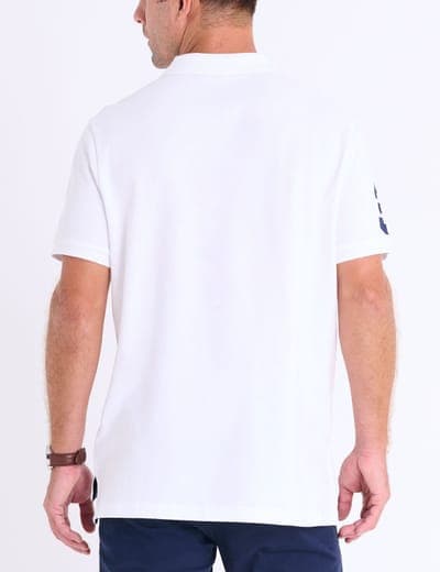 MULTI COLOR BIG LOGO SOLID POLO SHIRT 22