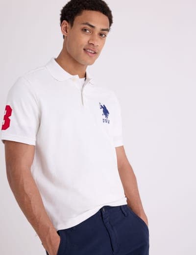 BIG LOGO SOLID POLO SHIRT 9