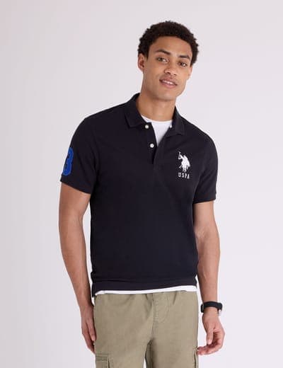 BIG LOGO SOLID POLO SHIRT 13