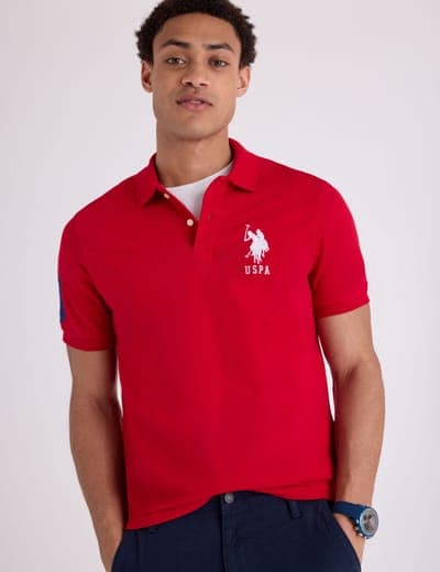 BIG LOGO SOLID POLO SHIRT 19